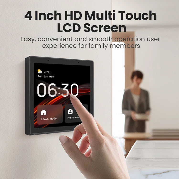 AVATTO TE6 Smart Touch Screen Center Control Panel Built In Alexa Tuya Wifi