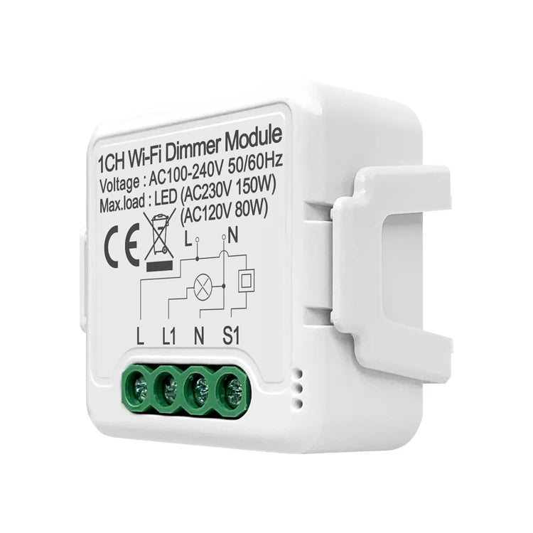 Wifi Dimmer Switch Module 2 Way Control Work With APP Alexa,Google Home