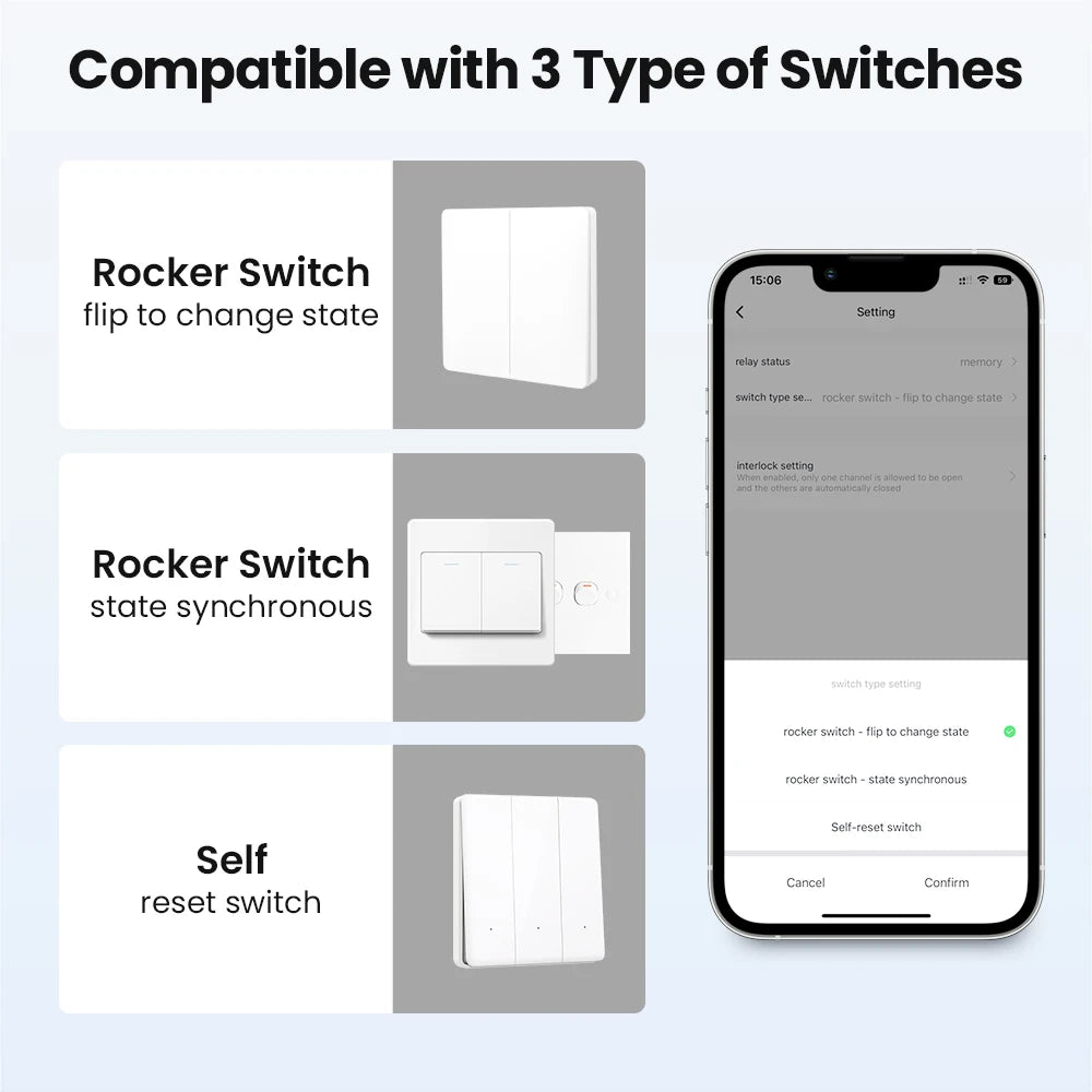 WiFi Smart Switch Module No Neutral