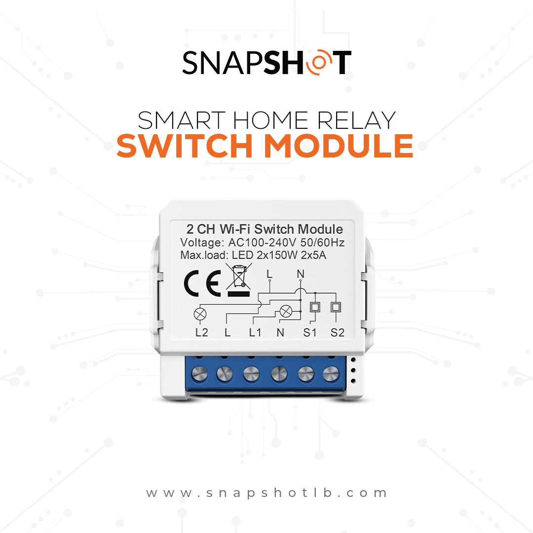Tuya Wifi Smart Home Relay Switch Module Work with APP Alexa,Google Home Voice Control