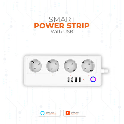 Smart Power Strip EU-16A with USB