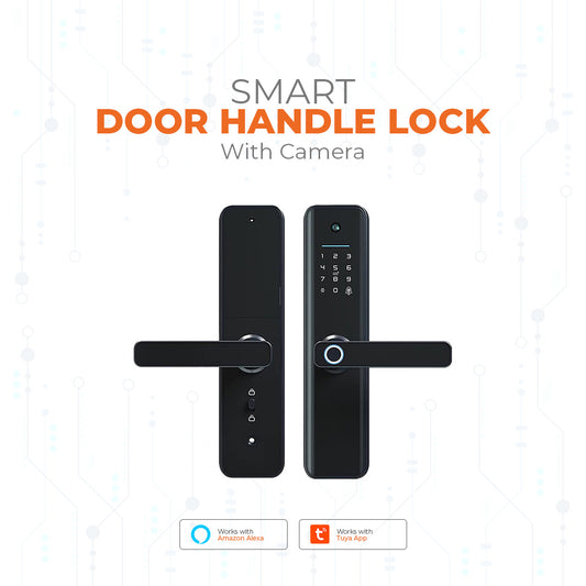 Smart Door Handle Lock with Camera