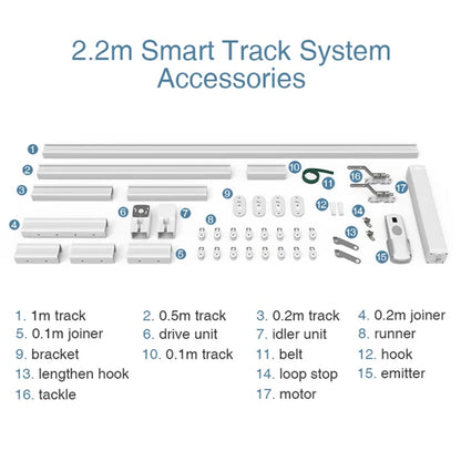 Smart Aluminum Curtain Motor Kit