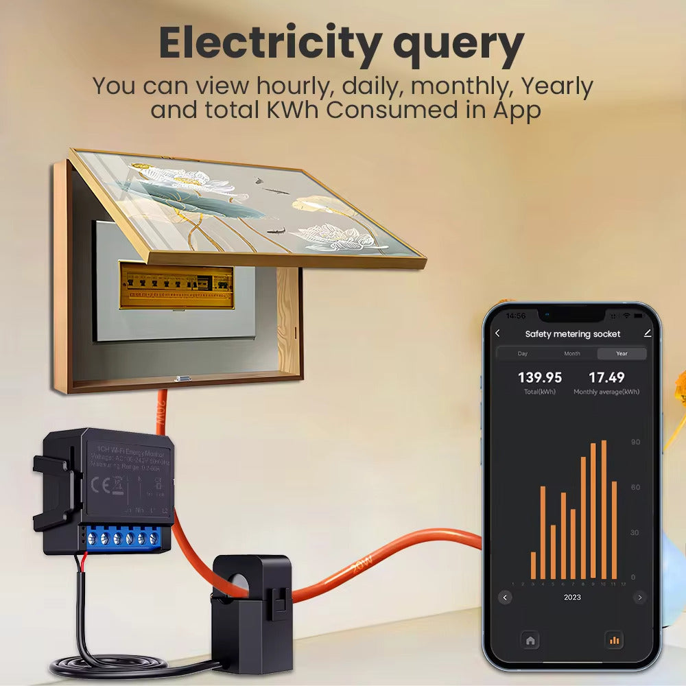 WIFI METER POWER MONITOR MODULE