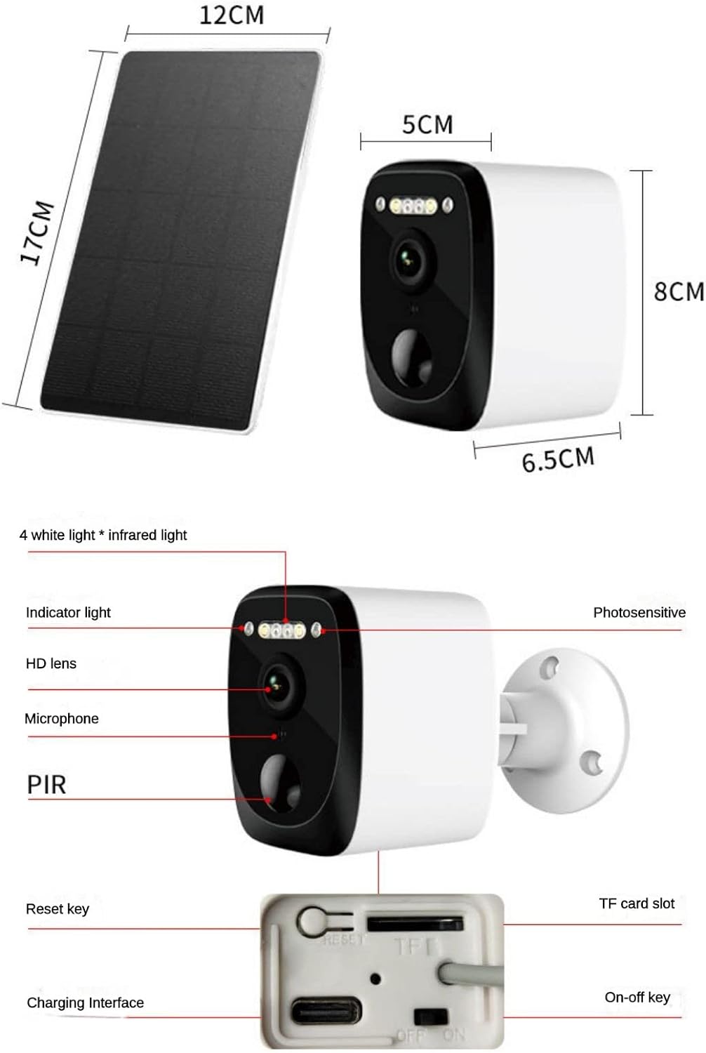 LOW POWER CONSUMPTION SOLAR CAMERA