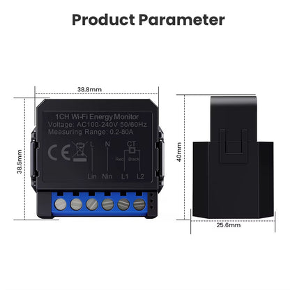 WIFI METER POWER MONITOR MODULE