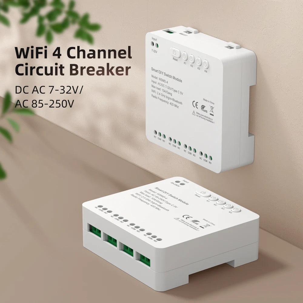 WIFI 4CHANNEL CIRCUIT BREAKER