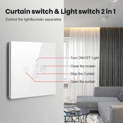 ZIGBEE/WIFI SMART CURTAIN & LIGHT SWITCH