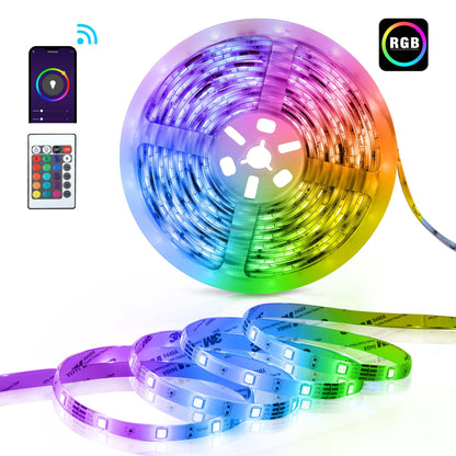 RGB color Smart Music LED Strip Light 5m
