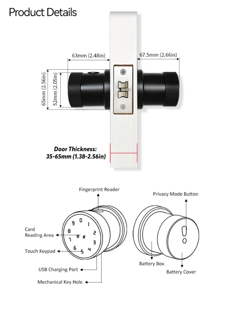 Smart Knob Door Lock