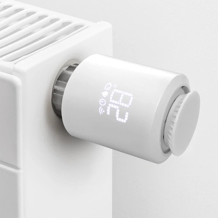Programmable Trv Zigbee Smart TRV Programmable Smart Thermostat Radiator Valve Temperat ...