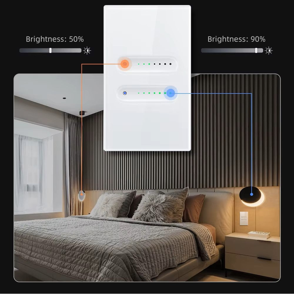 Zigbee/Wifi Smart Dimmer Light Switch