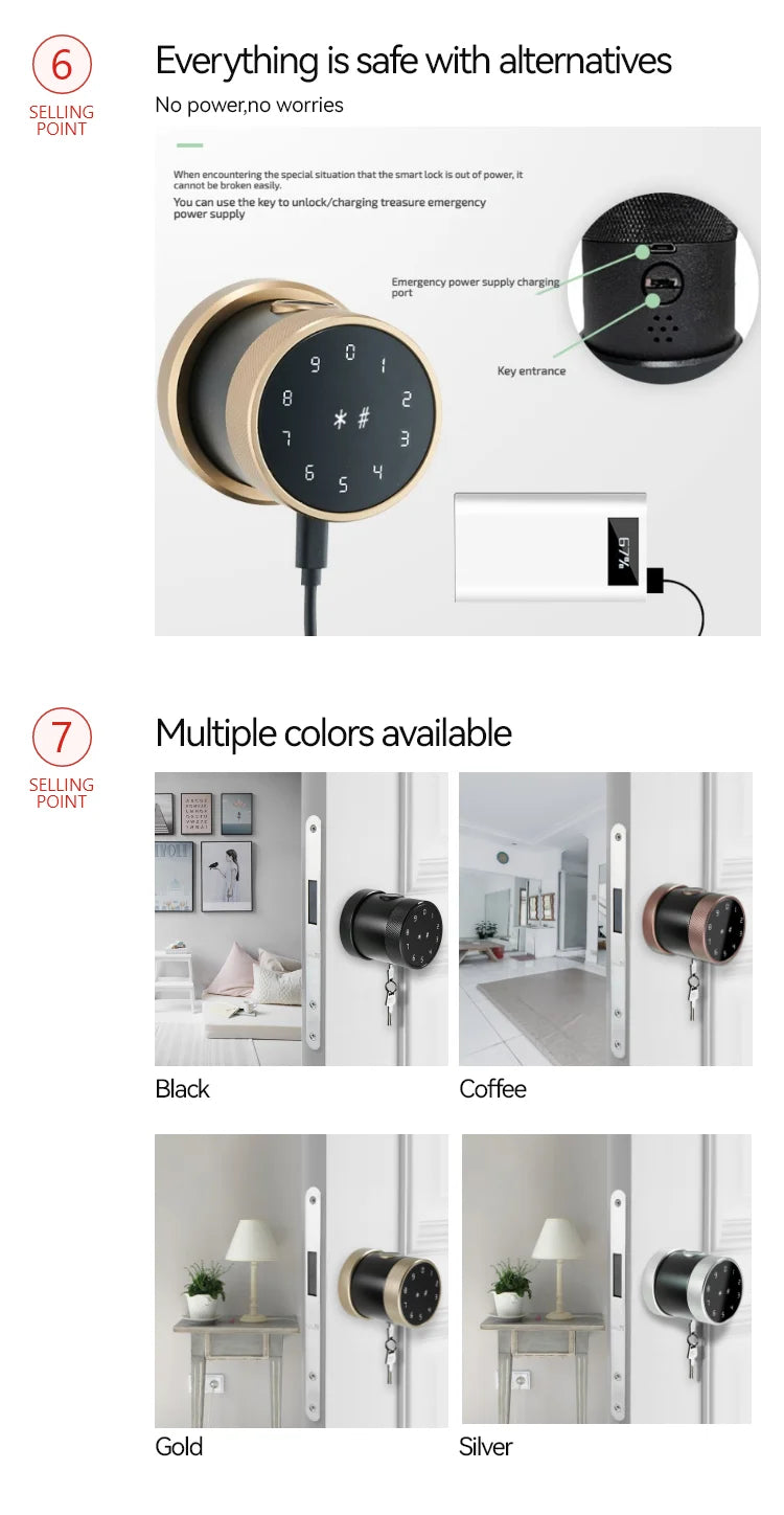 Smart Knob Door Lock