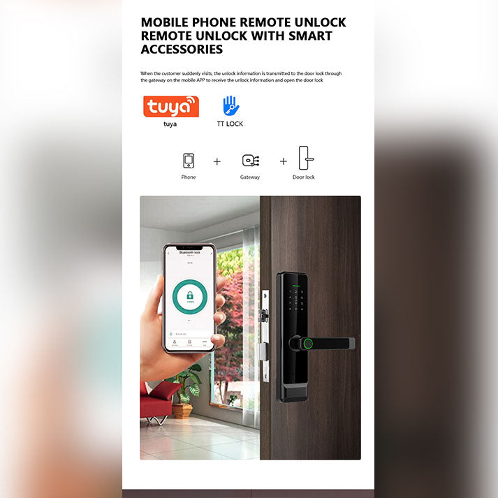 Smart Door Handle Lock