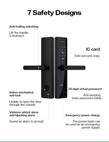 TENON T15 Digital Fingerprint Door Lock TTLock APP