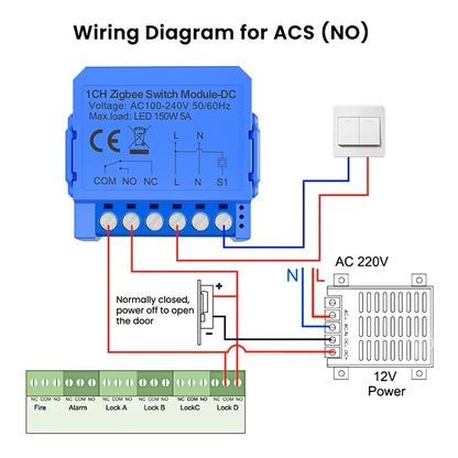 Zigbee/WIFI Smart DIY Switch Module DC