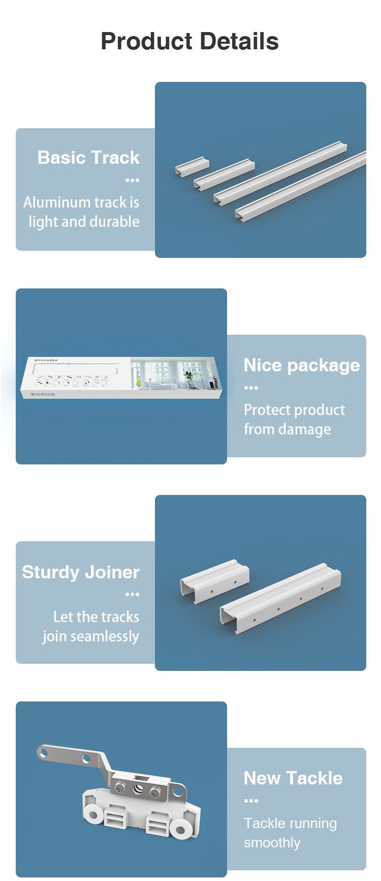 Smart Aluminum Curtain Motor Kit