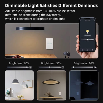 Zigbee/Wifi Smart Dimmer Light Switch