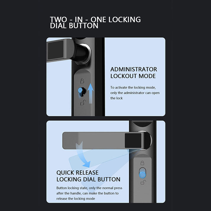 Smart Slim Door Handle Lock