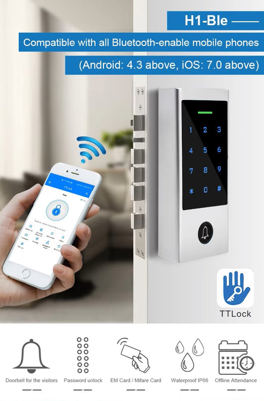 Access Control Metal Touch Panel TTLock