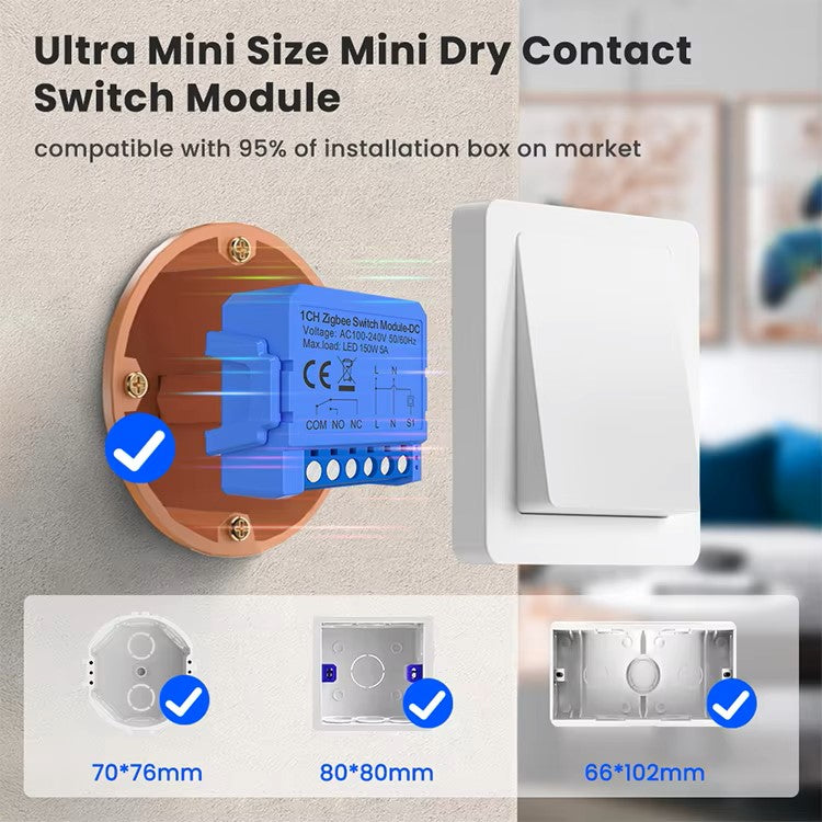 Zigbee/WIFI Smart DIY Switch Module DC