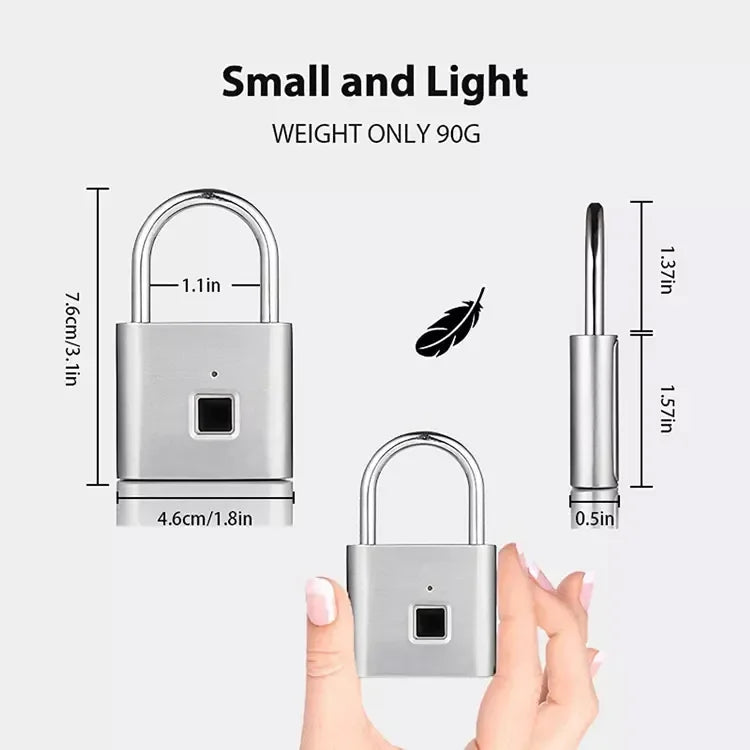 Smart Fingerprint Padlock Waterproof