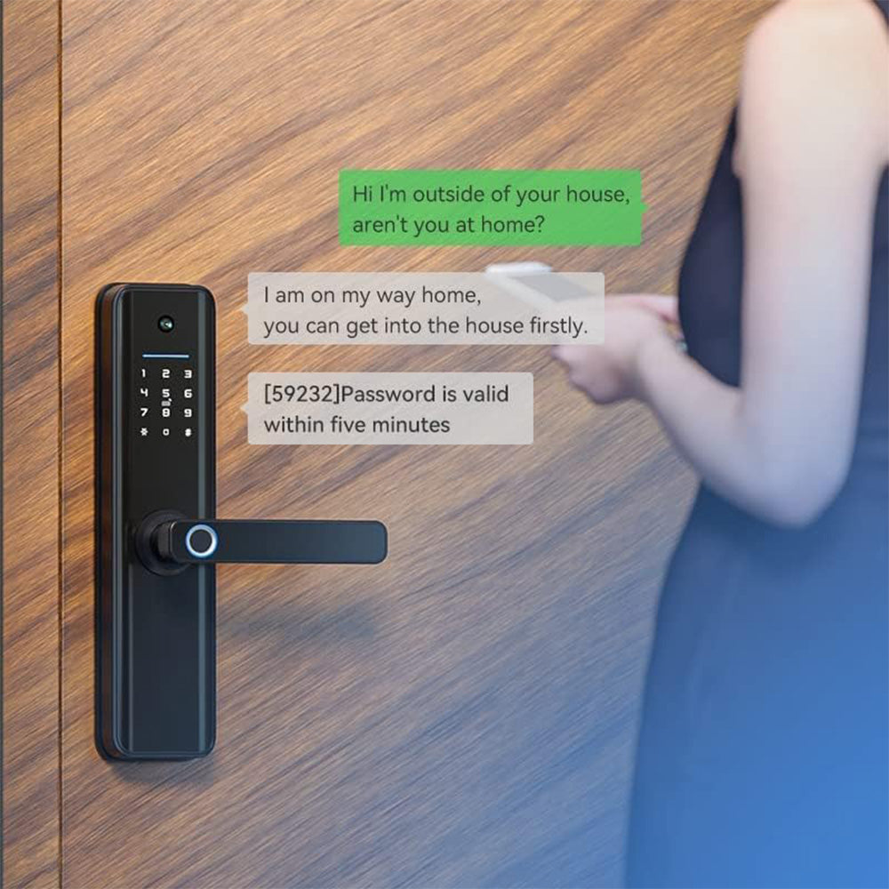 Smart Door Handle Lock with Camera