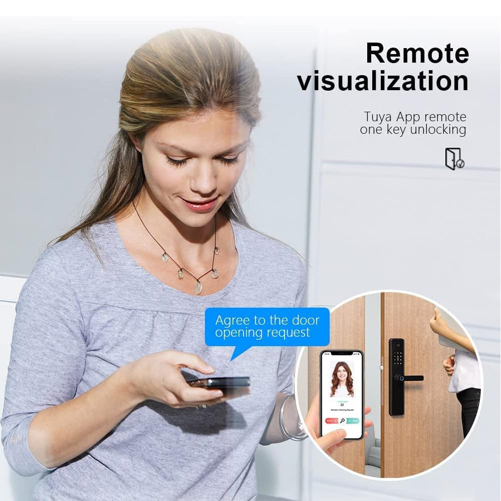 Smart Door Handle Lock with Camera