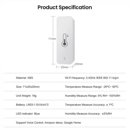 WIFI TEMP & HUM SENSOR