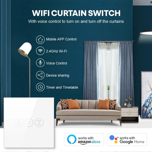 ZIGBEE/WIFI CURTAIN SWITCH