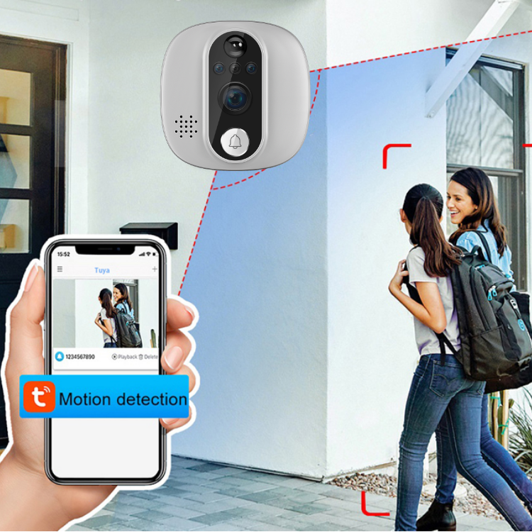 SMART WIFI DOOR PEEPHOLE VIEWER 4.3-INCH