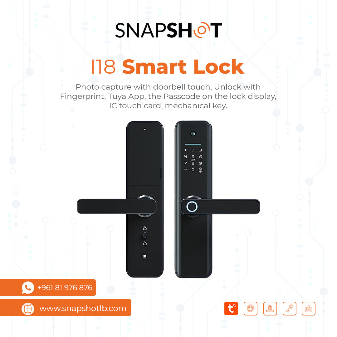 Smart Door Handle Lock with Camera