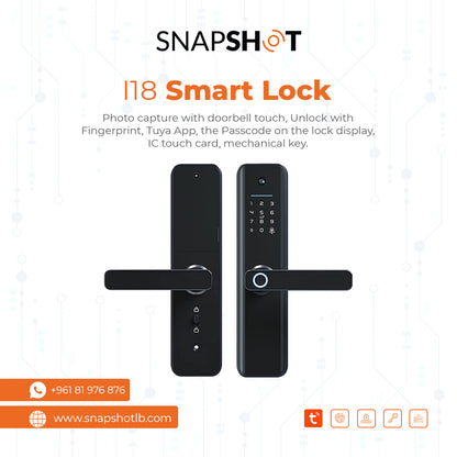 Smart Door Handle Lock with Camera