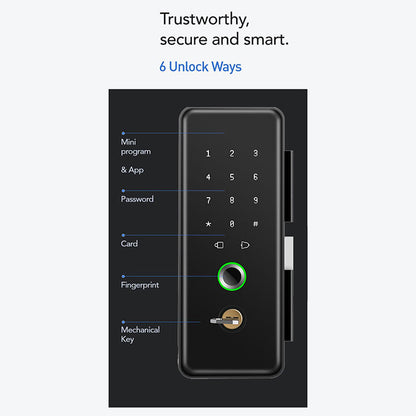 Smart Glass Door Lock